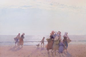 Mosselverzamelaars door Hector Caffieri